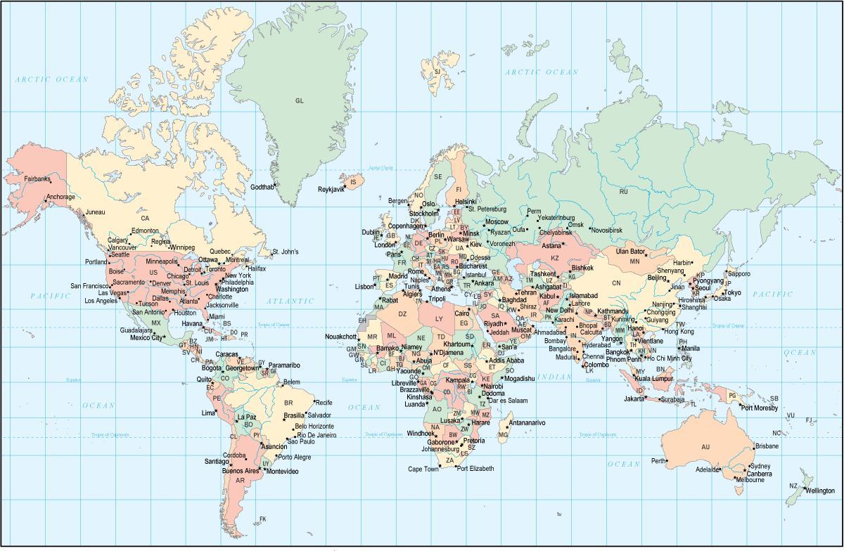 ghana krajiny, v mape sveta