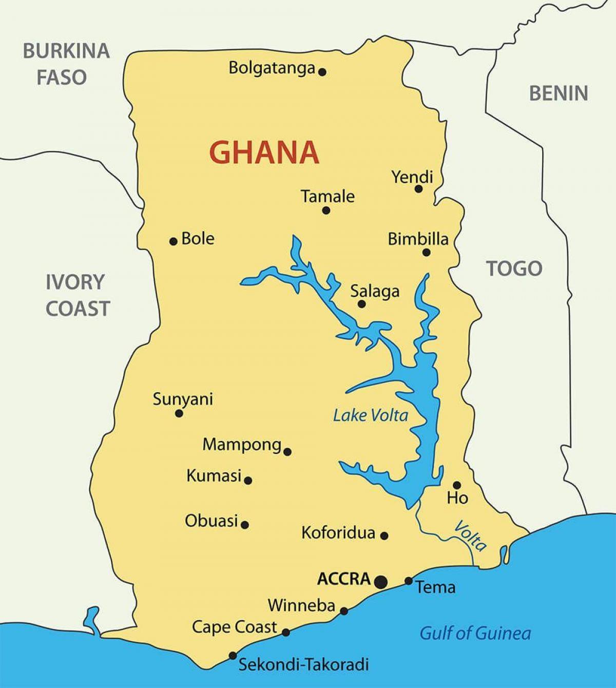 ghana mapu s mestá